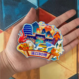 Refrigerator Magnet for Zibo, Shandong, China  524