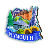 Refrigerator Magnet for Plymouth Massachusetts USA  986
