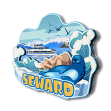 Kühlschrankmagnet für Seward Alaska USA 163