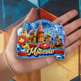 Магнит на холодильник для Москвы Россия 2517