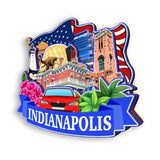 Refrigerator Magnet for Indianapolis Indiana USA  934