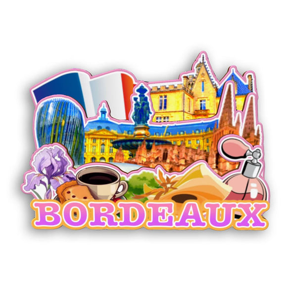 Refrigerator Magnet for Bordeaux France  2572