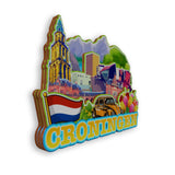 Магнит на холодильник для Гронингена, Нидерланды, 1982