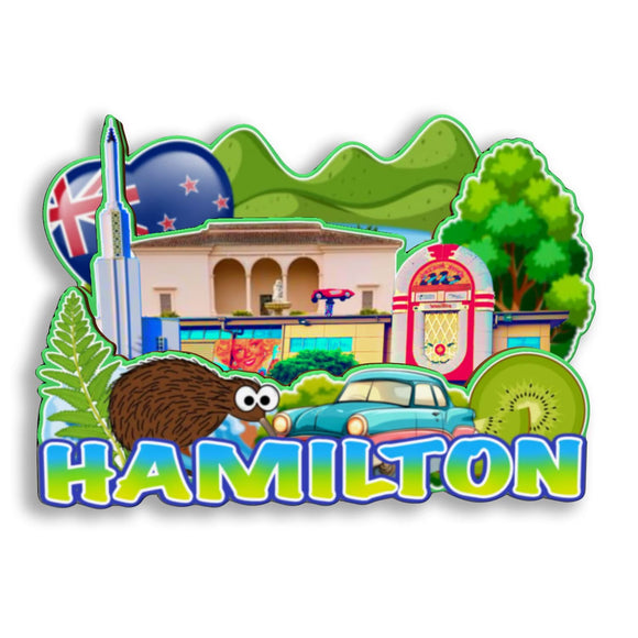 Refrigerator Magnet for Hamilton New Zealand  2744