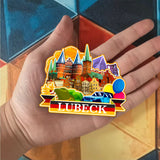 Kühlschrankmagnet für Lübeck, Deutschland 1212