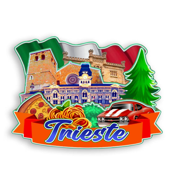 Refrigerator Magnet for Trieste Italy  1292