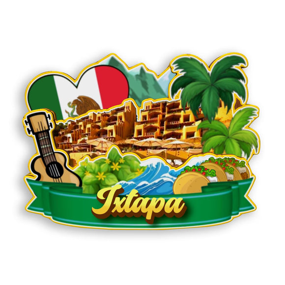 Refrigerator Magnet for Ixtapa Mexico  1842
