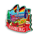 Refrigerator Magnet for Hamburg Germany  1174
