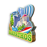 Refrigerator Magnet for Karpathos Greece  1769