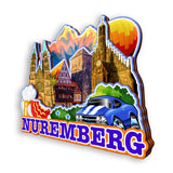 Refrigerator Magnet for Nuremberg Germany  1193