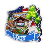 Refrigerator Magnet for Cody Wyoming USA  925