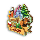 Refrigerator Magnet for Krakow Poland  2112