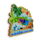 Kühlschrankmagnet für die Insel Lanzarote, Spanien 1424