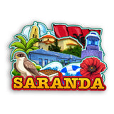 Refrigerator Magnet for Saranda Albania  2459