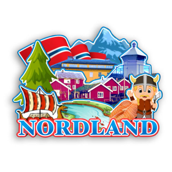 Refrigerator Magnet for Nordland Norway  2291