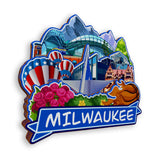 Refrigerator Magnet for Milwaukee Wisconsin USA  912