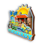 Refrigerator Magnet for Vimmerby Sweden  2187