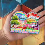 Refrigerator Magnet for Budapest Hungary  2139