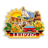 Refrigerator Magnet for Leipzig Germany  1192