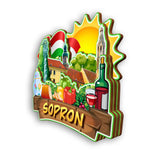 Refrigerator Magnet for Sopron Hungary  2146