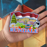 Refrigerator Magnet for Rundale Latvia  2493