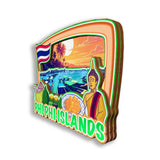Kühlschrankmagnet für Phi Phi Island Thailand 2804