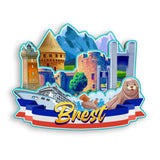 Refrigerator Magnet for Brest France  1327