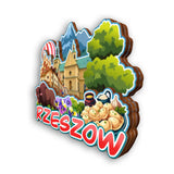 Refrigerator Magnet for Rzeszow Poland  2125