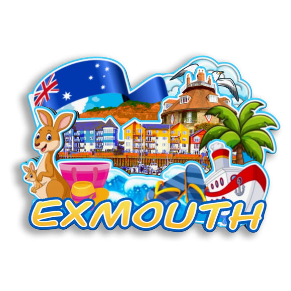 Refrigerator Magnet for Exmouth Australia  2714