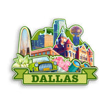 Kühlschrankmagnet für Dallas Texas USA 381