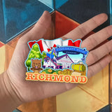 Refrigerator Magnet for Richmond Canada  1867