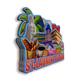 Refrigerator Magnet for Saint-Laurent Du Var France  2606