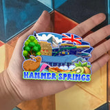 Refrigerator Magnet for Hanmer Springs New Zealand  2772