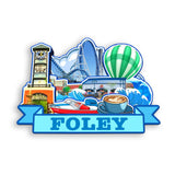 Kühlschrankmagnet für Foley Alabama USA 364