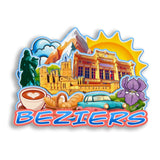 Refrigerator Magnet for Beziers France  2630