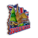 Refrigerator Magnet for Norwich UK  1464