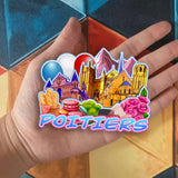 Refrigerator Magnet for Poitiers France  2628
