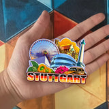Refrigerator Magnet for Stuttgart Germany  1180