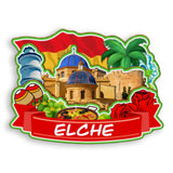 Refrigerator Magnet for Elche Spain  1567