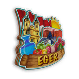 Refrigerator Magnet for Eger Hungary  2141