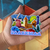 Refrigerator Magnet for Saaremaa Estonia  2437