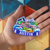 Kühlschrankmagnet für Austin Texas USA 386