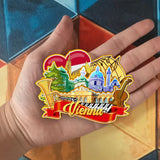 Kühlschrankmagnet für Wien, Österreich, 1585