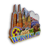 Refrigerator Magnet for Wroklaw Poland  2116