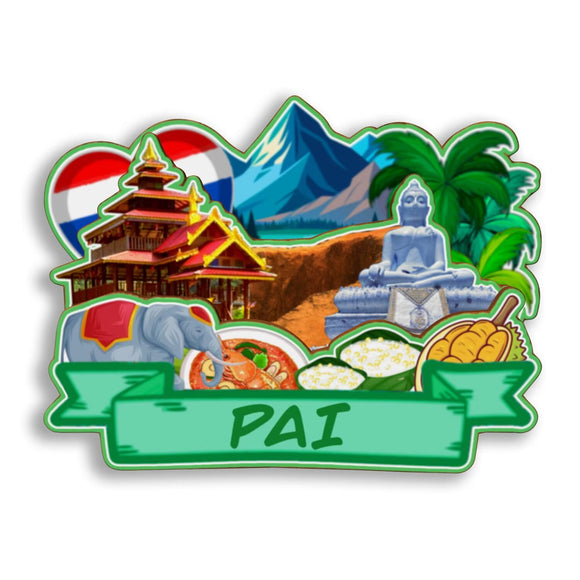 Refrigerator Magnet for Pai Thailand  2818