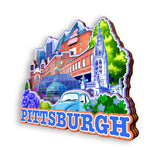 Refrigerator Magnet for Pittsburgh Pennsylvania USA  1115