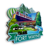 Refrigerator Magnet for Fort Wayne Indiana USA  935