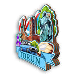 Refrigerator Magnet for Torun Poland  2123