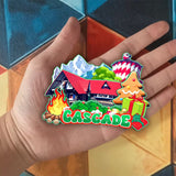 Refrigerator Magnet for Cascade Colorado USA  285
