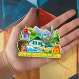 Refrigerator Magnet for Prince Edward Island Canada  1876
